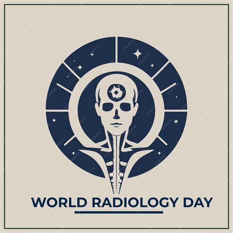 Logotipo Sencillo Para El Evento Del Día Internacional De La Radiología