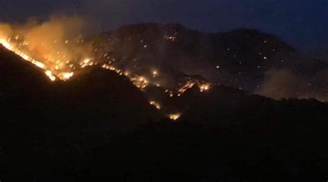 Mega Incendio En El Parque Nacional Cumbres De Monterrey