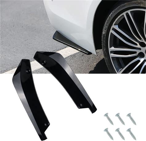 Amazon Pcs Rear Bumper Diffuser Spoilers For Cars Inch