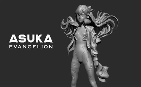 Asuka Langley Evangelion 3d Model 3d Printable Cgtrader