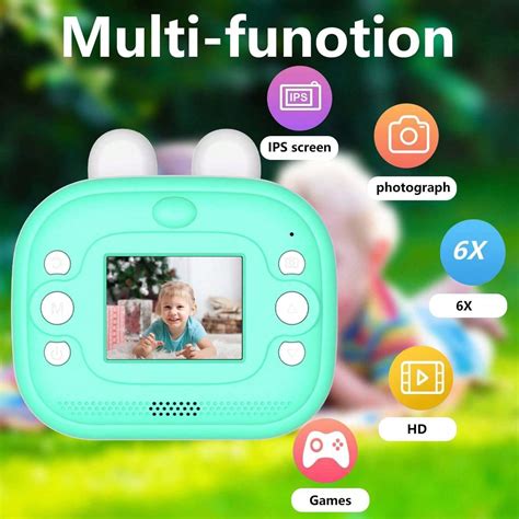 Kids Camera Instant Printkids Camera For Boys And Girls Kids Digital