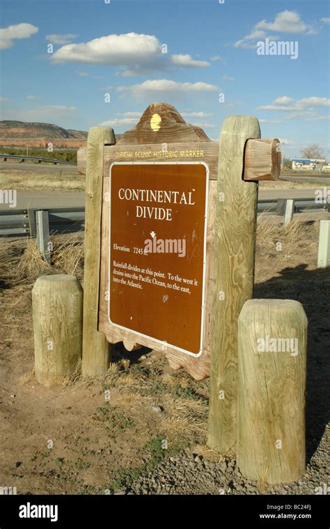 Continental Divide, New Mexico, NM, I-40 Stock Photo - Alamy