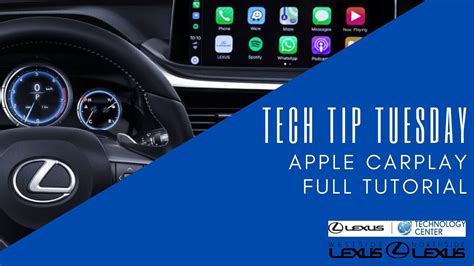 How To Use Apple CarPlay In Your Lexus Full Tutorial Tech Tip