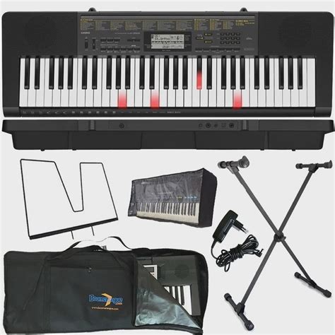 Kit Teclado Arranjador 61 Teclas Iluminadas Lk 265 Casio Completo