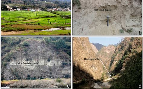 A Four Levels Of Fluvial Terraces Developed On The Right Bank Of