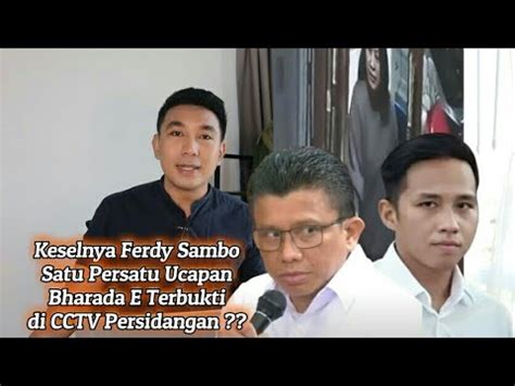 SAMBO KESEL SATU PERSATU UCAPAN BHARADA E TERBUKT1 Part 326 YouTube