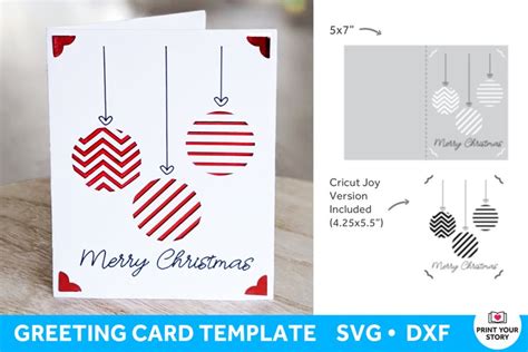 Cricut Joy Card Svg File Christmas Card Svg Dxf