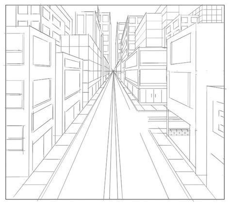 1 Point Perspective By Vvincentt On Deviantart 1 Point Perspective