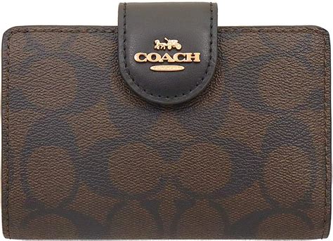 Coach★コーチ コンパクト 二つ折り財布 Brown 小物