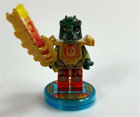 Cragger Lego Dimensions Legends Of Chima Minifig Mini Figure And Tag Base