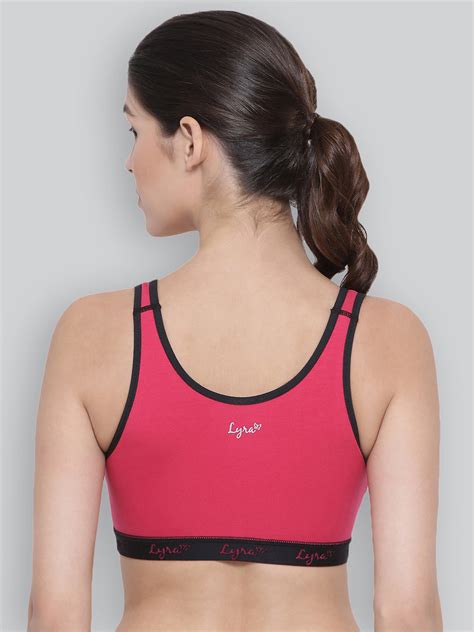 Pink Non Padded Sports Bra 531 Lyra