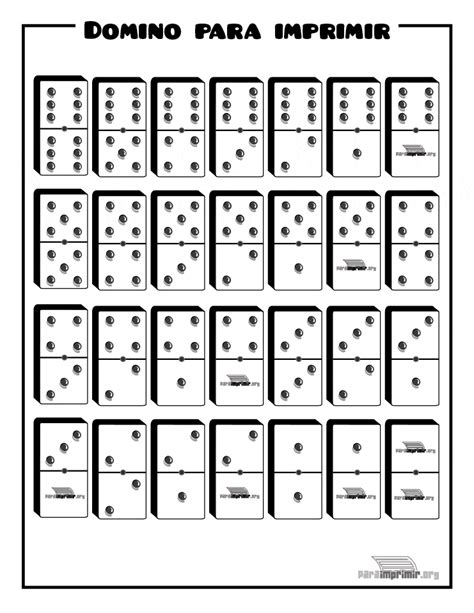 Domino Para Imprimir En Pdf 2025