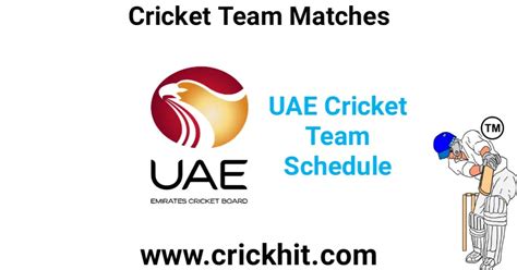 United Arab Emirates Cricket Team Schedule 2023-24 - Crickhit