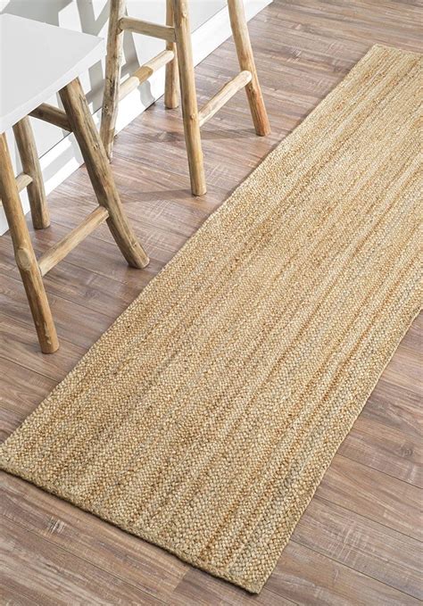 Buy Arsh Fabs Handwoven Jute Round Rug Natural Fibres Braided