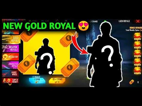 Free Fire New Gold Royal Bundle New Gold Royal Bundle 100 Spin