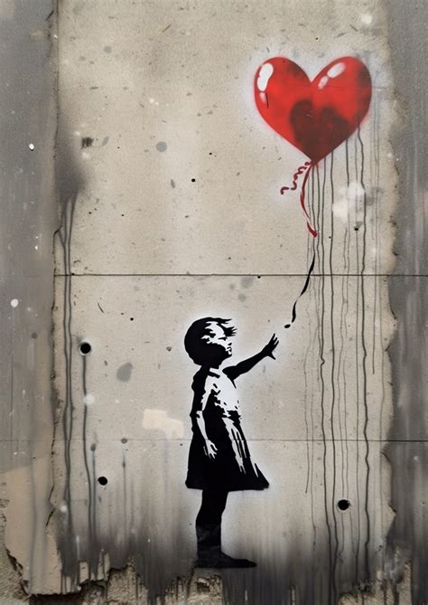 Girl And The Balloon X Banksy Posters Prints By Decker Studios Printler