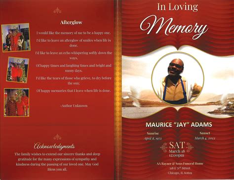 Maurice Adams Obituary AA Rayner And Sons Funeral Homes