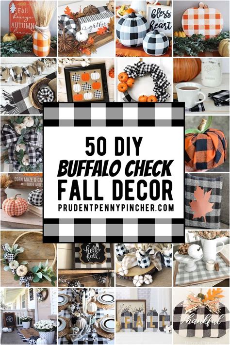 50 Buffalo Check DIY Fall Decor Ideas Fall Decor Diy Fall