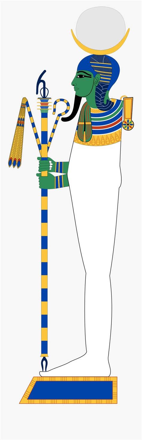 Khonsu Egyptian God , Free Transparent Clipart - ClipartKey