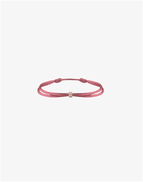 Kiss Zirkonia Bedel Armband Mauve Roze 14K Goud Style Secrets