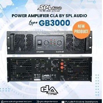 Jual CLA By SPL Audio Power Amplifier GB 3000 Di Lapak Tokosplaudio