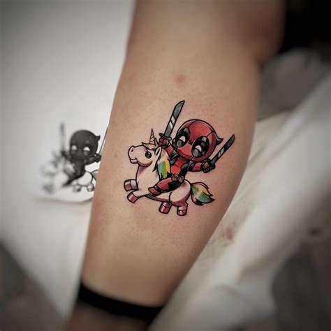 Pin By Kirsten Stone On Best Tattoos Geek Tattoo Deadpool Tattoo Unicorn Tattoos