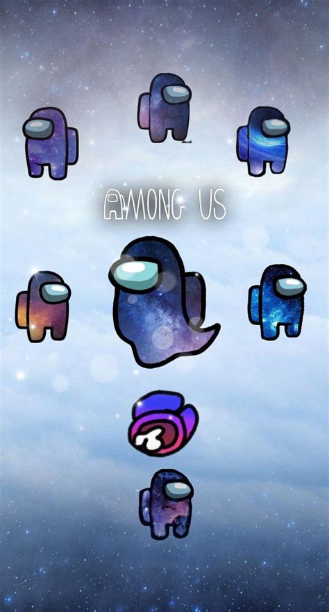 Among Us Wallpaper Galaxy Wallpaper Enamel Pins