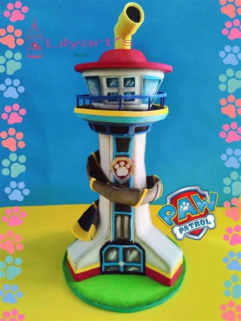 Torre De Control Paw Patrol De Foamy Patrulla Canina Decoracion