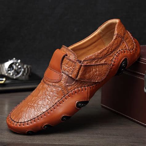 Shoes - Luxury Genuine Leather Men's Casual Loafers – lazanow