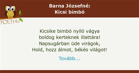 Barna Józsefné Kicsi bimbó