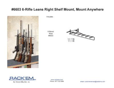 Rifle Leans Right Display Mount Anywhere Sku Rack Em Racks