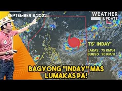 BAGYONG INDAY MAS LUMAKAS PA LAMIN LATEST UPDATE YouTube