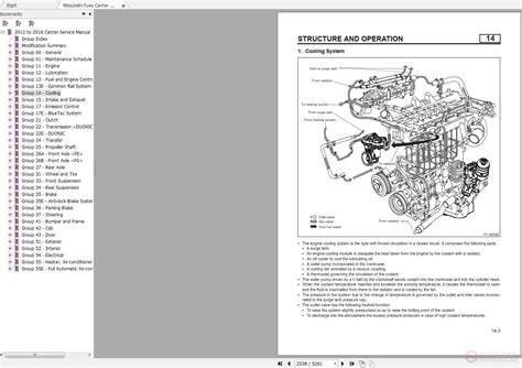 Mitsubishi Fuso Canter 2012-2016 Service Manual | Auto Repair Manual Forum - Heavy Equipment ...