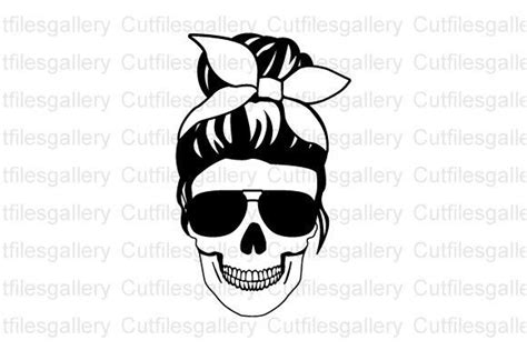 Mom Skull Svg Mama Skulls Svg Mom Life Graphic By Cutfilesgallery · Creative Fabrica