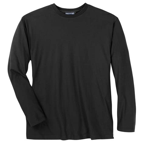 Basic Longsleeve XXL Schwarz Ahorn Sportswear Bigtex