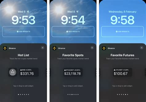 How To Set Up The Binance Ios Widget Binance Support