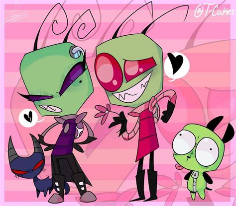 Invader Zim Fanart Zatr A Flower For Tak By T Whiskers On Deviantart