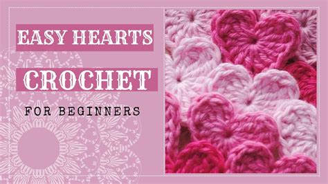 Easy Crochet Hearts 💕💖 How To Crochet Hearts ♥ Step By Step Tutorial ♥ Slow Crochet For