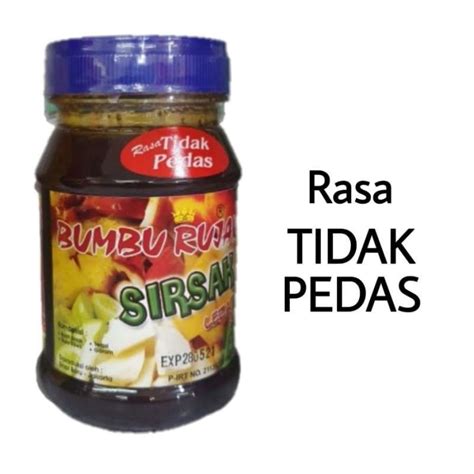 Promo Bumbu Sambal Rujak Sirsak Pedas Khas Binjai Cap Gunung Tidak