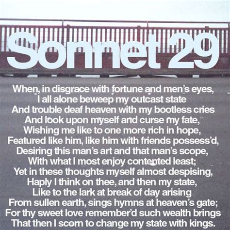 🎉 Sonnet 29 rhyme scheme. Sonnet 29 Form and Meter. 2019-02-09