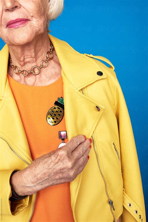 Portrait Of Elderly Fashionista By Stocksy Contributor Clique Images