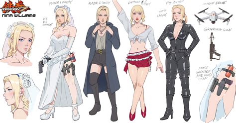 Nina Williams Tekken 7 Character Sheet By Criticalart64 On Deviantart