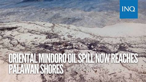 Oriental Mindoro Oil Spill Now Reaches Palawan Shores Youtube