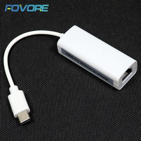 Usb Ethernet Adapter 10100mbps Network Card Rj45 Type C Usb C Lan For Macbook Windows Wired