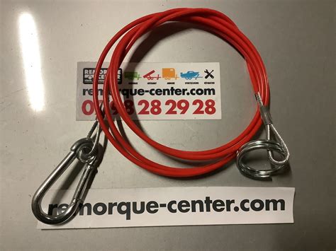 Cable De Securite Lg Mm Al Ko Remorque Center Vente