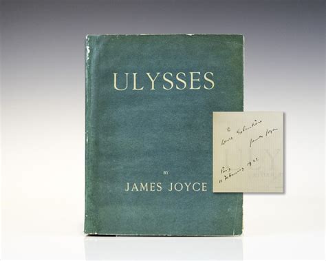 Ulysses James Joyce Signed First Edition Paris Shakespeare rare