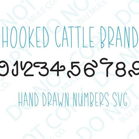 Cattle Brand Font - Etsy