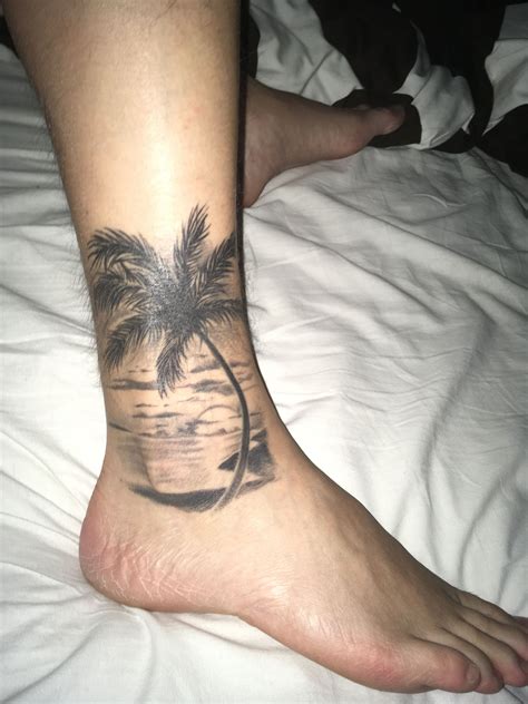 Tattoo Palm Palm Tree Tattoo Tree Tattoo Ankle Tree Tattoo Foot