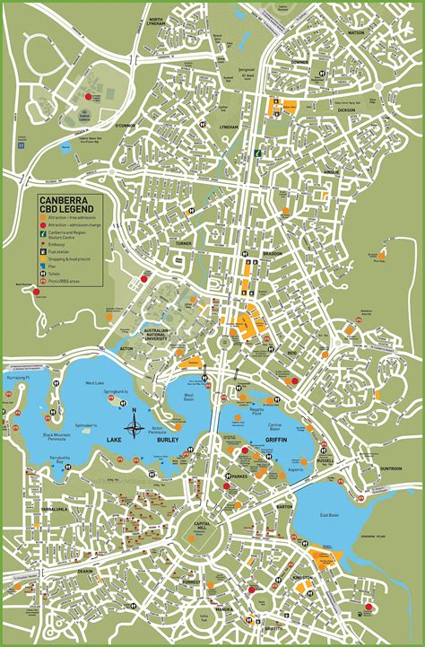 map  canberra australia