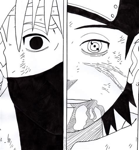 Kakashi vs Obito by Mashiro-Kitsune on DeviantArt